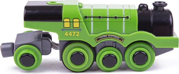 Električna lokomotiva Bigjigs Rail Flying Scotsman zelena