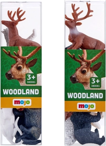 mojo mini svijet – šumske životinje, set od 6 figurica