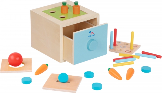 2Kids Toys drvena multifunkcionalna igračka za ubacivanje