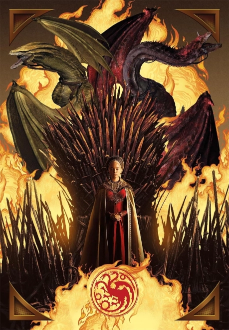 CLEMENTONI Puzzle Kuća zmaja: Rhaenyra Targaryen 1000 dijelova