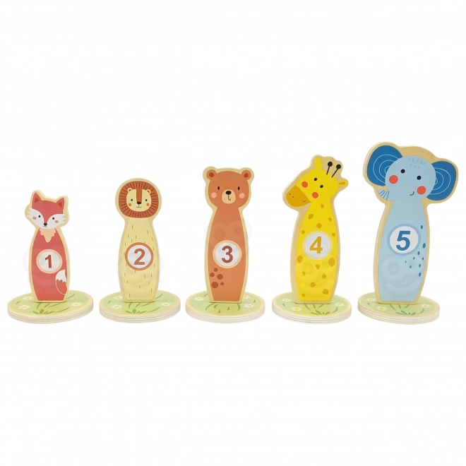 Drvena igra na preciznost s obručima Tooky Toy