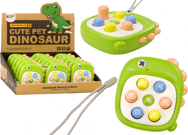 Interaktivna igra s slovima - Zeleni dinosaurus