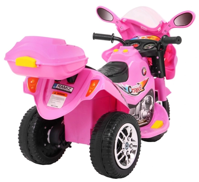 Električni motocikl BJX-088 tricikl + zvukovi + svjetla – Ružičasta
