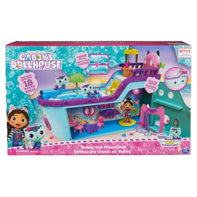 Set figurica Gabi's Cat's House Morske sirene s izletničkim brodom