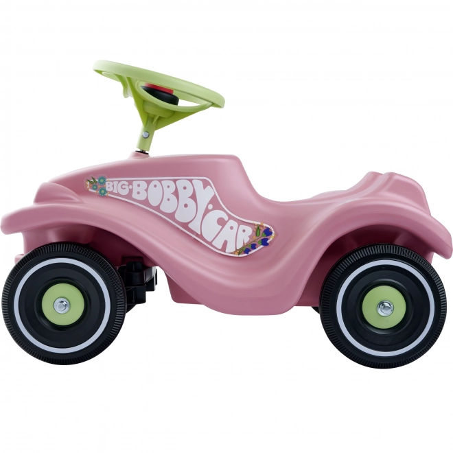 Guralica auto BIG BOBBY CAR CLASSIC ružičasto s cvjetovima