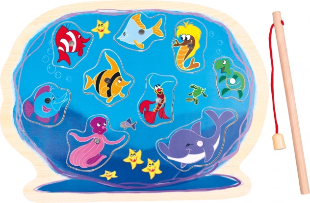 Bino Puzzle Akvarij s štapom
