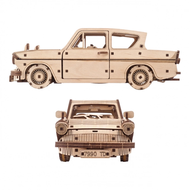 Ugears 3D drvene mehaničke puzzle Harry Potter Leteći Ford Anglia