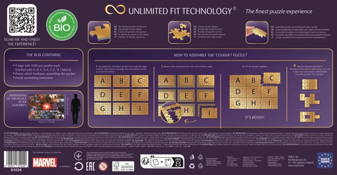 TREFL Puzzle UFT Marvel: Konačna zbirka 13500 dijelova