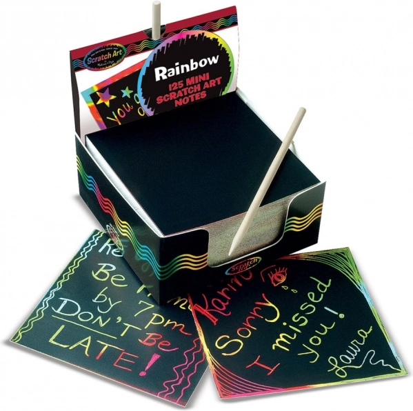 Set Scratch Art s raznobojnim karticama za djecu