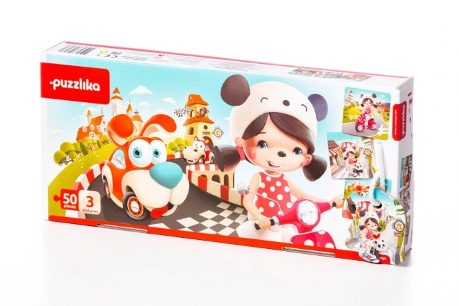 Puzzlika Sretne priče 3 u 1 dječja puzzle