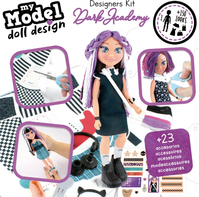 EDUCA Kreativna Sada My Model Doll Design: Tamna Akademija