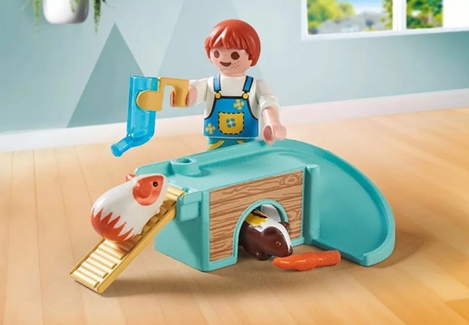 Set figurica My Life dječak sa zamorcima