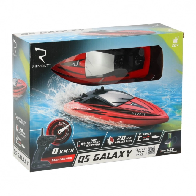 Crveni RC čamac Revolt Q5 Galaxy