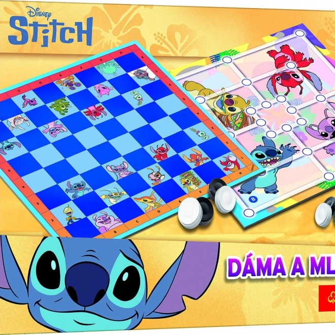 Dama i Mlin Lilo & Stitch društvena igra