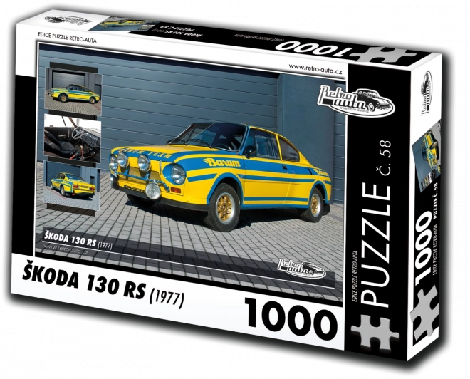 Puzzle Retro-Auta Škoda 130 RS 1000 dijelova