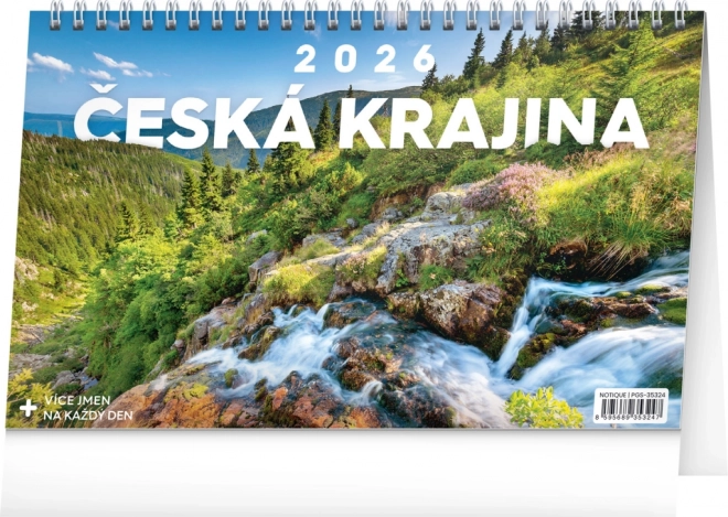 Stolni kalendar Češka krajina 2026