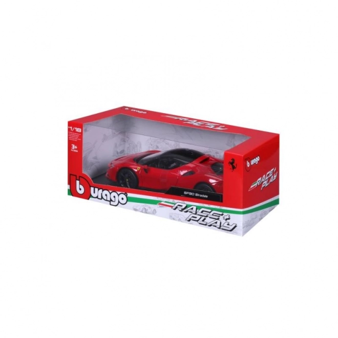 Kovinski model Ferrari SF90 Stradale crveni 1:18