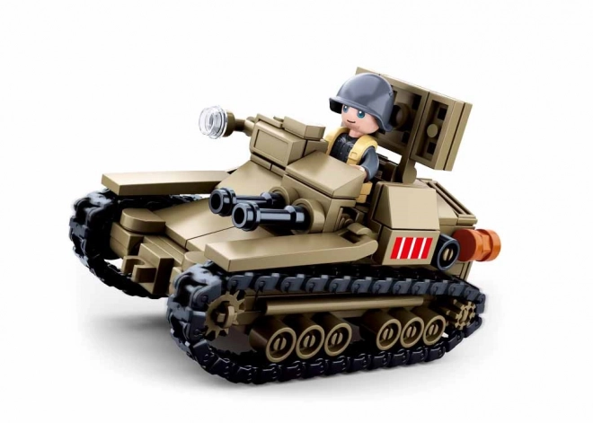 Sluban WWII M38-B0709 Mali tenk