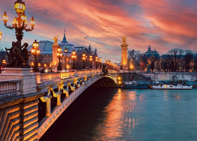 puzzle most Alexandra III., Pariz 1000 dijelova