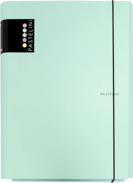 Trokutne laminirane mape s gumicom Pastelini – Zelena