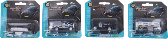 Metalni policijski autić 7 cm