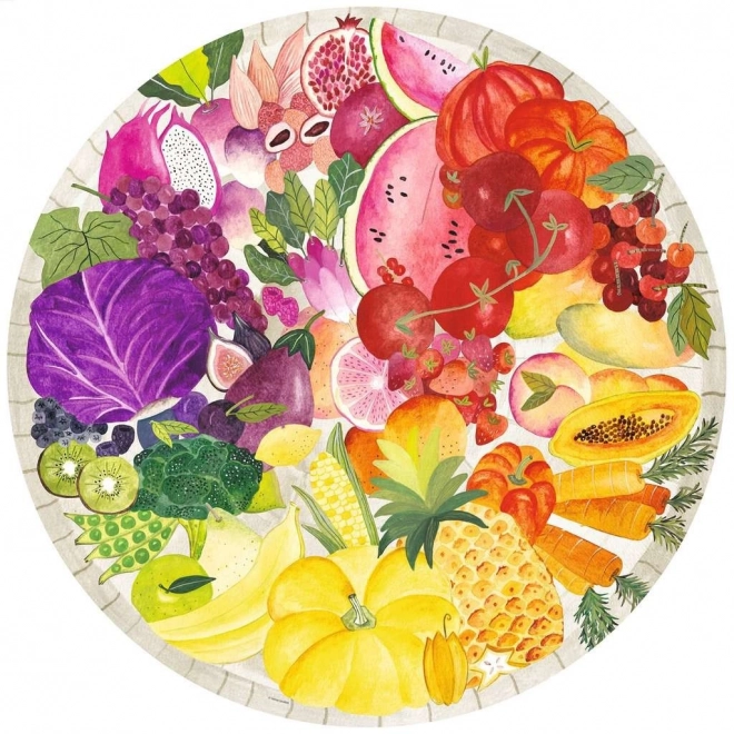 Ravensburger puzzle voćna i povrtna simfonija 500 dijelova