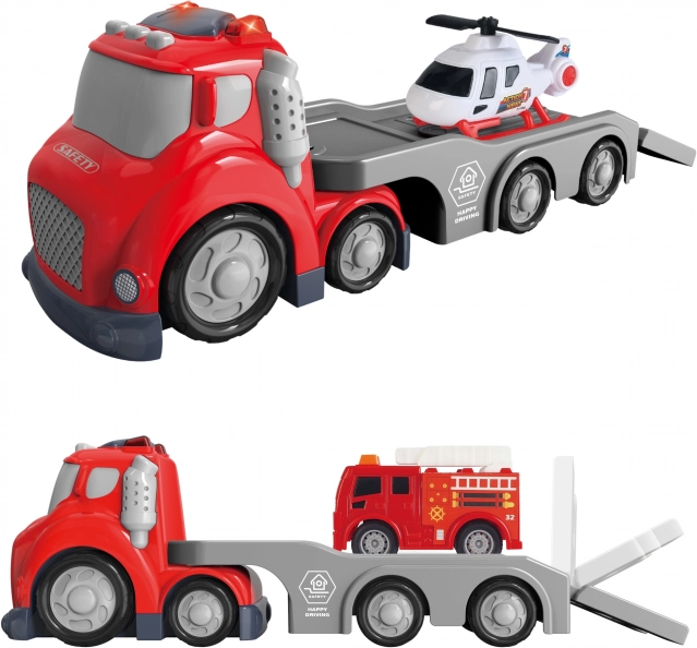 Crveni Vatrogasni Kamion CITY TRUCK sa Zvukovnim i Svjetlosnim Efektima