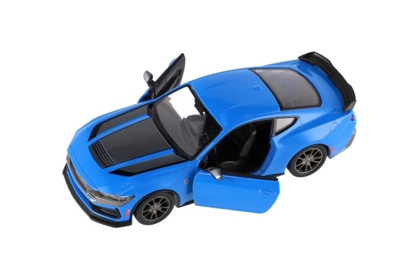 Auto Kinsmart 2024 Ford Mustang Dark Horse 1:38 kov/plast 12,5cm 4 boje na povratni pogon 12kom u kutiji