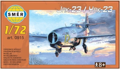 plastična maketa zrakoplova Jakovljev Jak-23