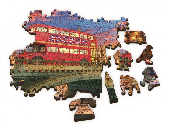 TREFL Wood Craft Origin puzzle Westminsterska palača s Big Benom 501 komad