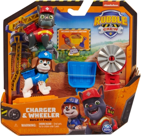 Rubble & Crew Charger i Wheeler građevinski set s kinetičkim pijeskom