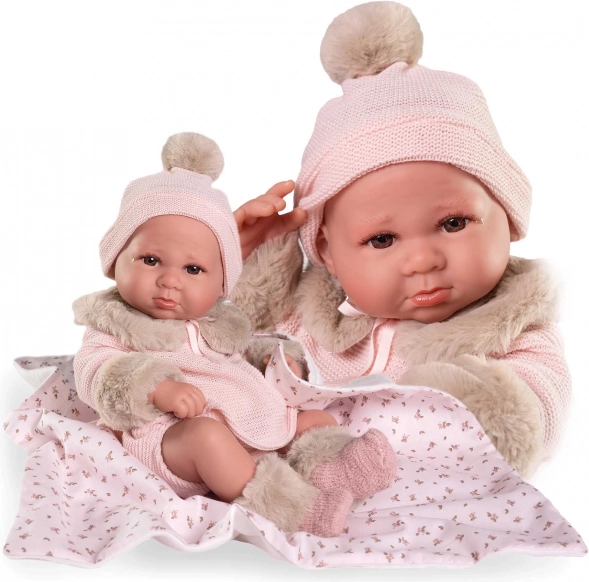 Prava lutka beba Luca s cijelovinilnim tijelom 42 cm