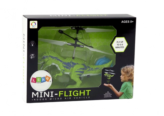 Leteći dinosaurus Ručno upravljani helikopter zeleni