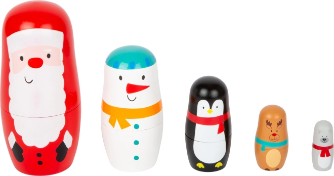 Small Foot božićne drvene matroške