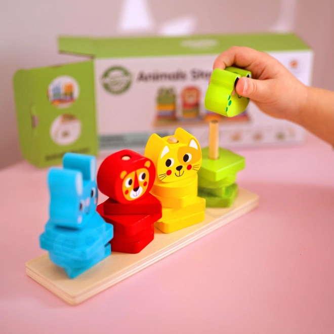 Woopie Montessori Životinjska Piramida 27 kom