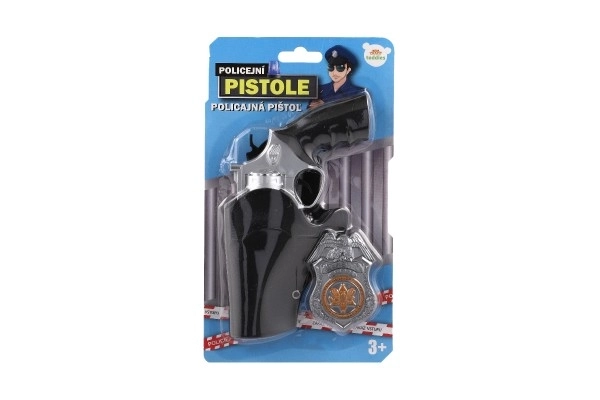 Dječji policijski set: revolver s futrolom i značkom