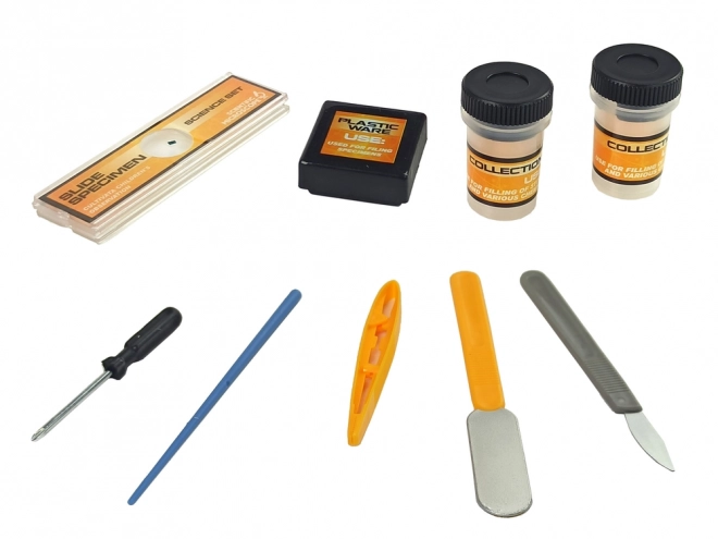 Mikroskop za znanstvenike Edukacijski set žuti 100x 400x 1200x