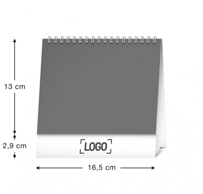 Stolni kalendar Mačke – s imenima mačaka 2024, 16,5 × 13 cm