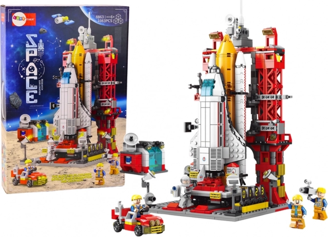 Konstruktorski set svemirskog broda s lansirnom rampom, 1083 dijela