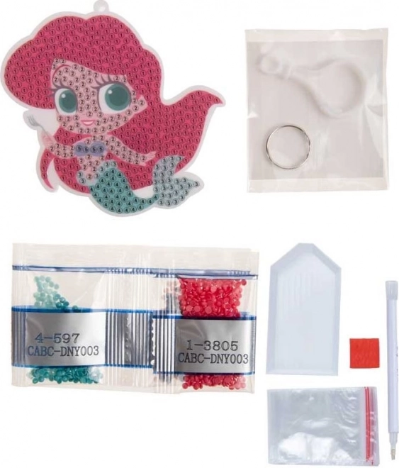 Crystal Art privjesak Mala sirena