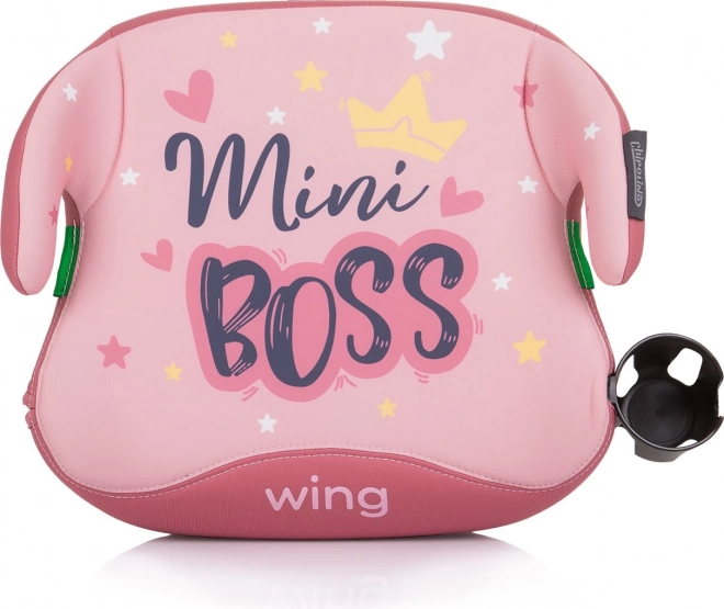 CHIPOLINO Podizač sjedala Wing i-Size 125-150cm Isofix, Ružičasti Mini BOSS