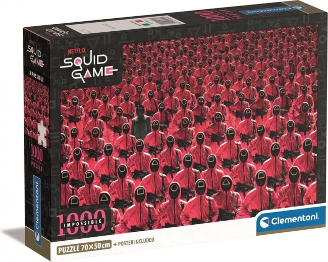 Clementoni puzzle Impossible Igra lignje 1000 dijelova