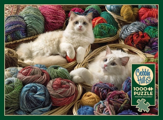 Puzzle Mačka Ragdoll 1000 komada Cobble Hill
