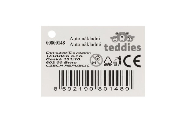 Plastični auto-kran s mehanizmom zamašnjaka 26 cm