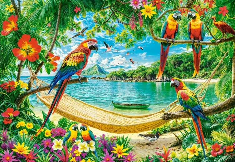 Castorland puzzle Egzotično mjesto 1000 dijelova