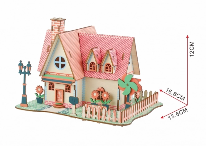 Woodcraft Drveni 3D puzzle Sunčani dvor