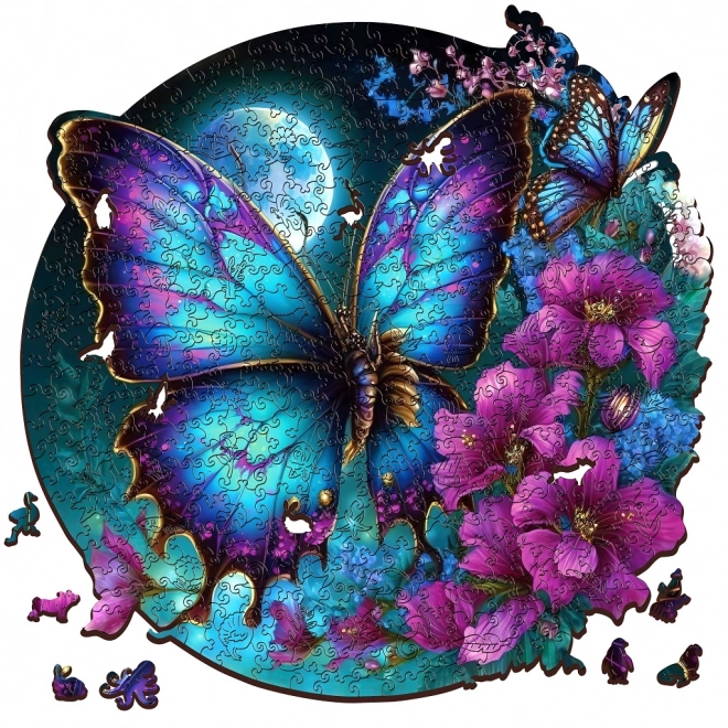 EscapeWelt Drvene luminiscentne puzzle Leptir 500 komada