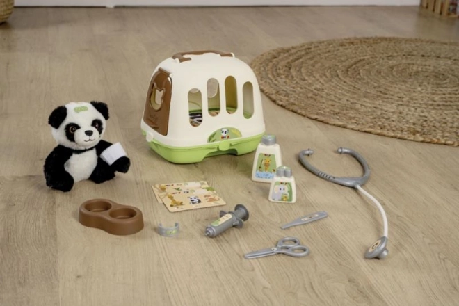 Veterinarska oprema s pandom i transportnim kutijom 2u1