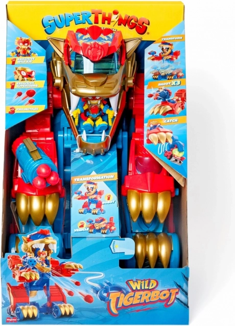 Igraći set SuperThings Divlji Tigerbot