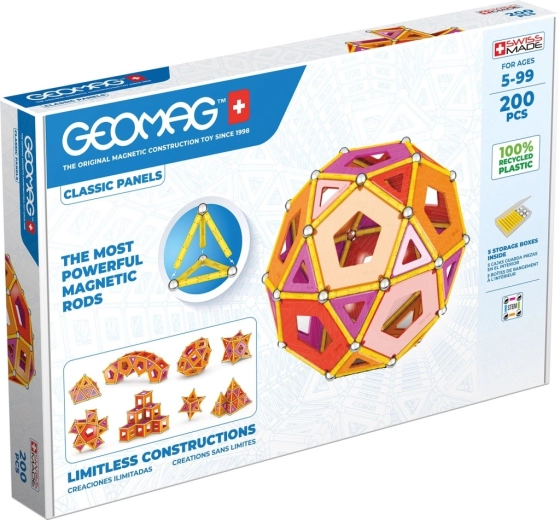 Geomag Classic Panels magnetska građevna set 200 dijelova